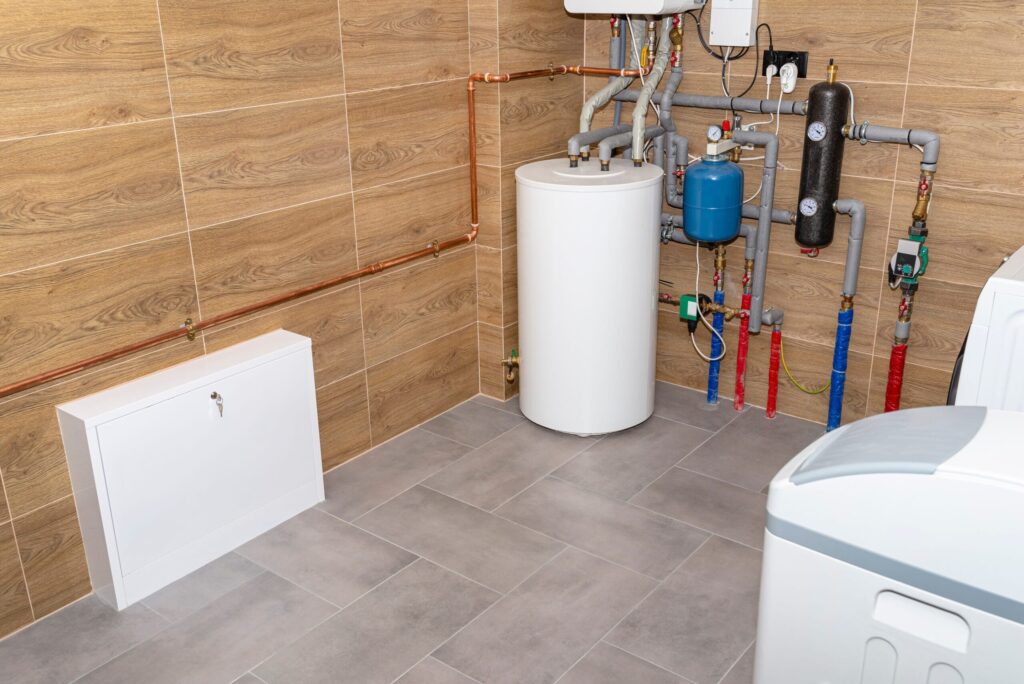 Residential water heater and plumbing system installed in Beaumont